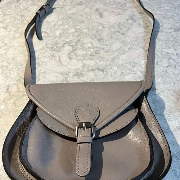 Patricia Nash Stone Saddle Crossbody Bag with Adjustable Strap - Picture 4 of 4